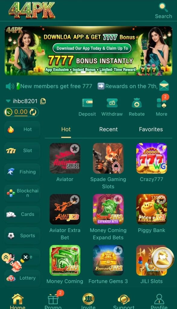 44PK Game App