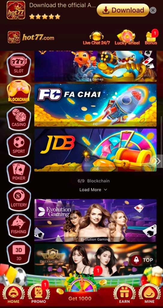 Hot77 Online Game