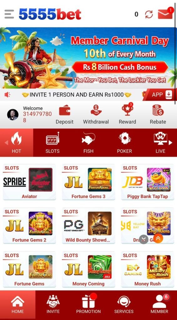5555bet Game Platform