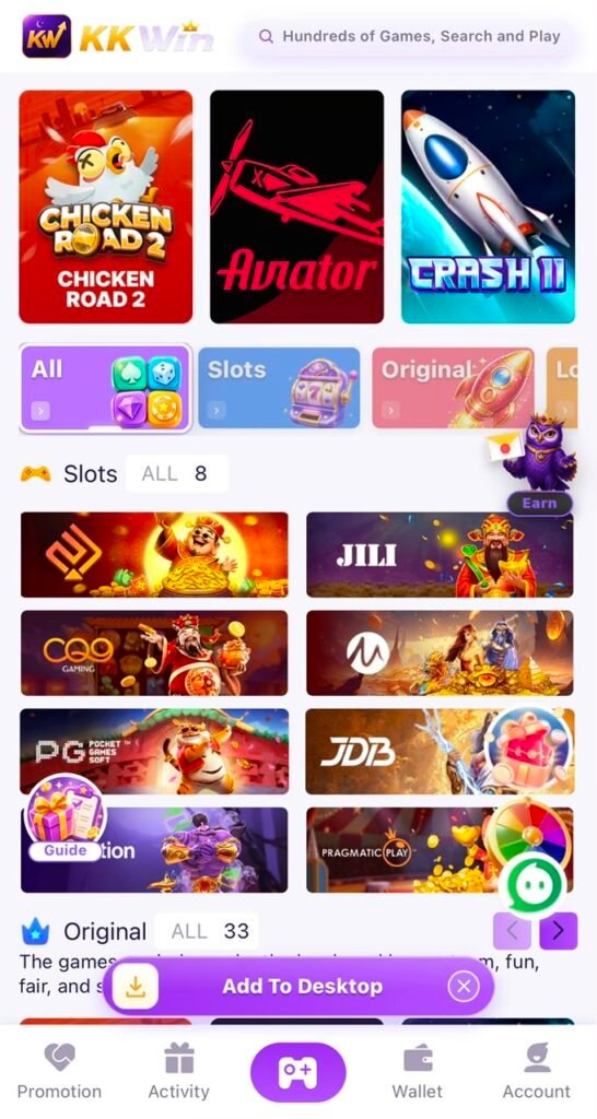 KKWIN Game App