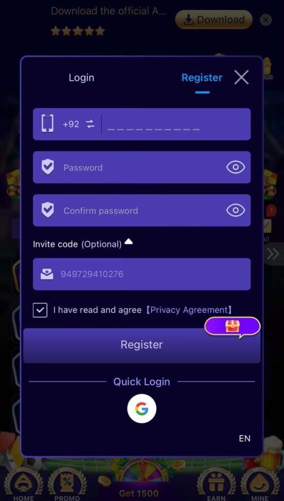 Easy Register ISb15 Game