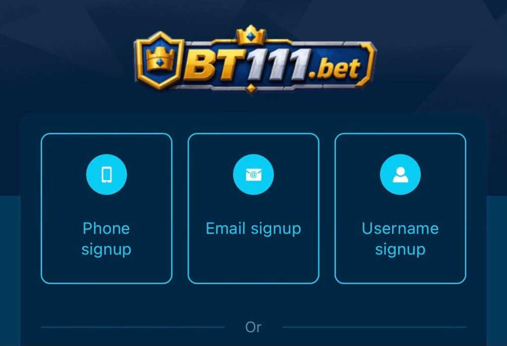 Phone signup