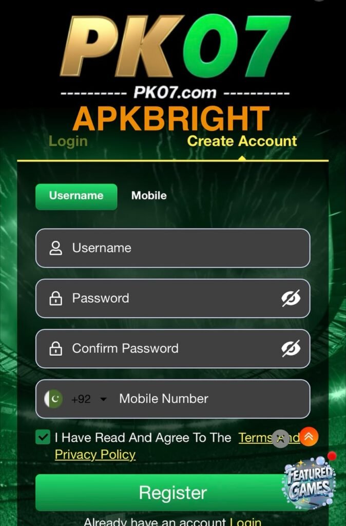 Earn & Login