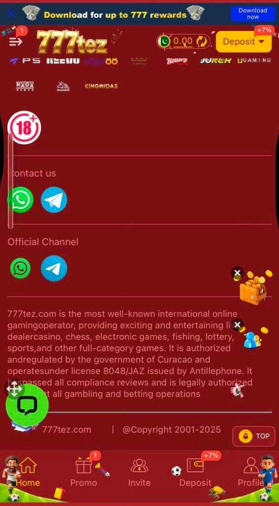 Register 777Tez Game