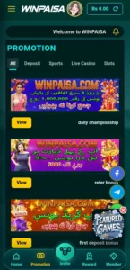 Winpaisa game login