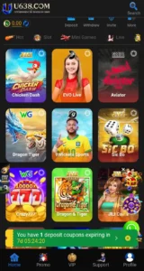 U638 Game Login